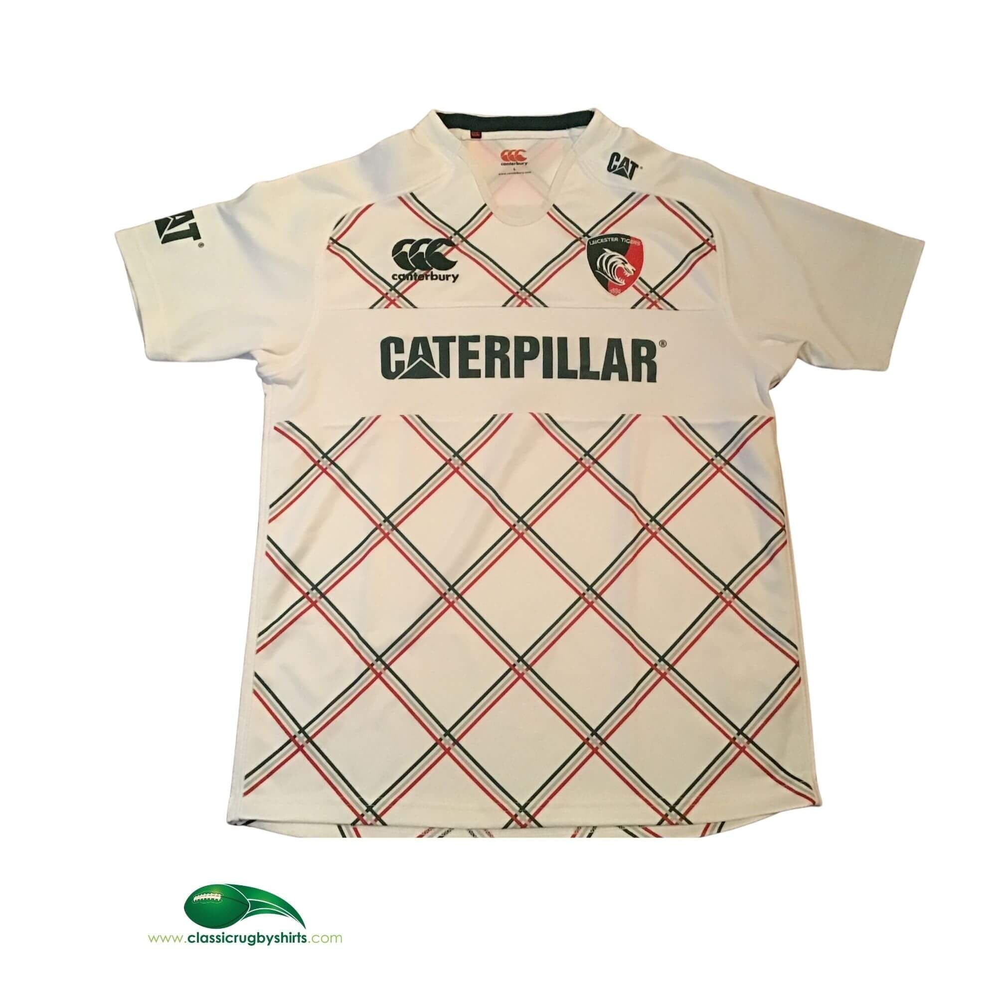 Rare Canterbury CCC LEICESTER TIGERS Rugby Football Jersey Kit Mens MEDIUM GNC