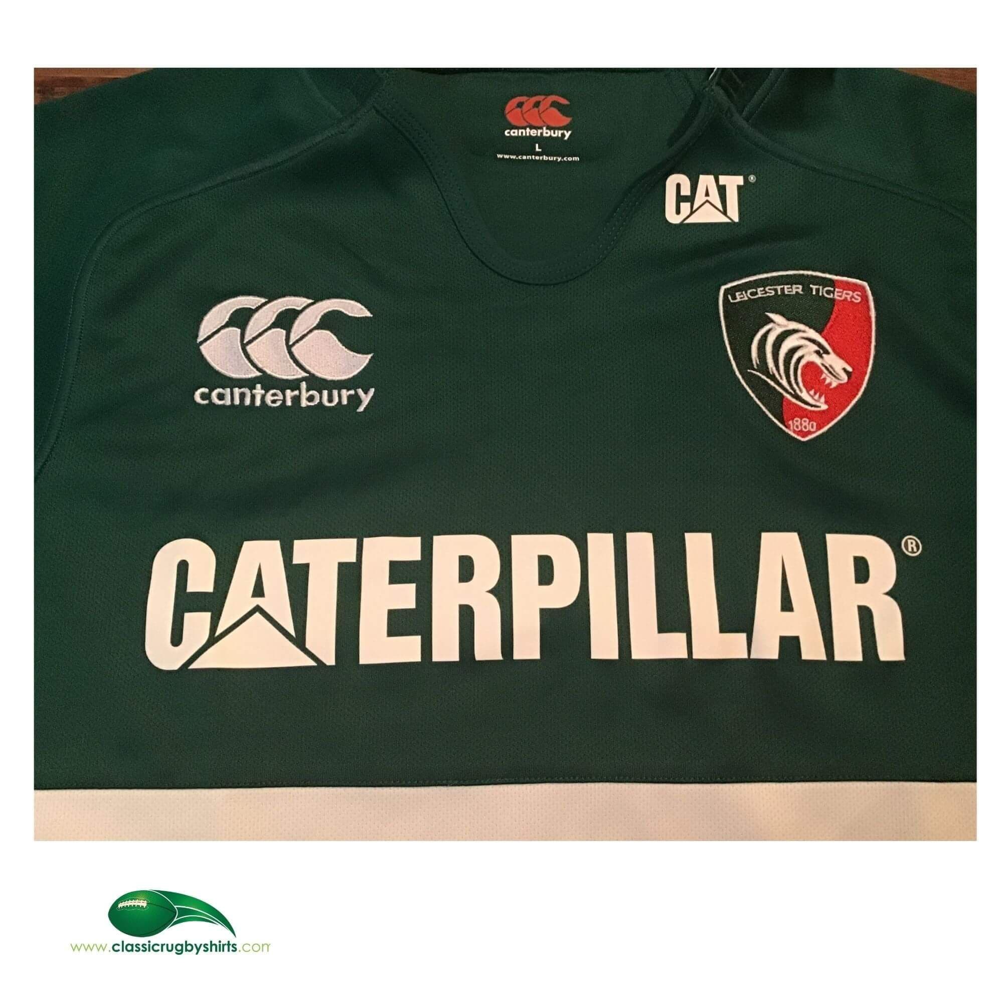 Maillot Rugby Leicester Tigers 1880 – Canterbury – Taille L – Bleu – Occasion
