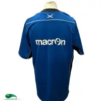 2013/14 Scotland Rugby Shirt | Old Official Macron Jersey - Vintage Classic Rugby Shirts