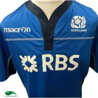 2013/14 Scotland Rugby Shirt | Old Official Macron Jersey - Vintage Classic Rugby Shirts