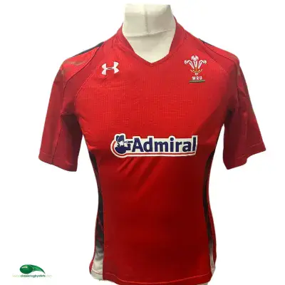 2013 2014 Wales Home Rugby Union Shirt Childs Medium