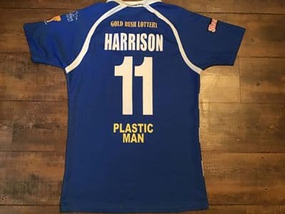 2013  Barrow Raiders Harrison No 11 Match Rugby League Home Shirt Large