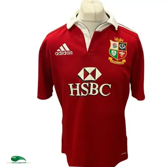 2013 British Irish Lions Rugby Shirt | Old Official Adidas Jersey