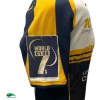 2013 Brumbies World Club 7s Rugby Shirt - Old Official BLK Jersey
