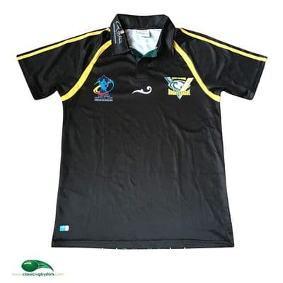 2013 Cook Islands World Cup Rugby League Polo Shirt Medium