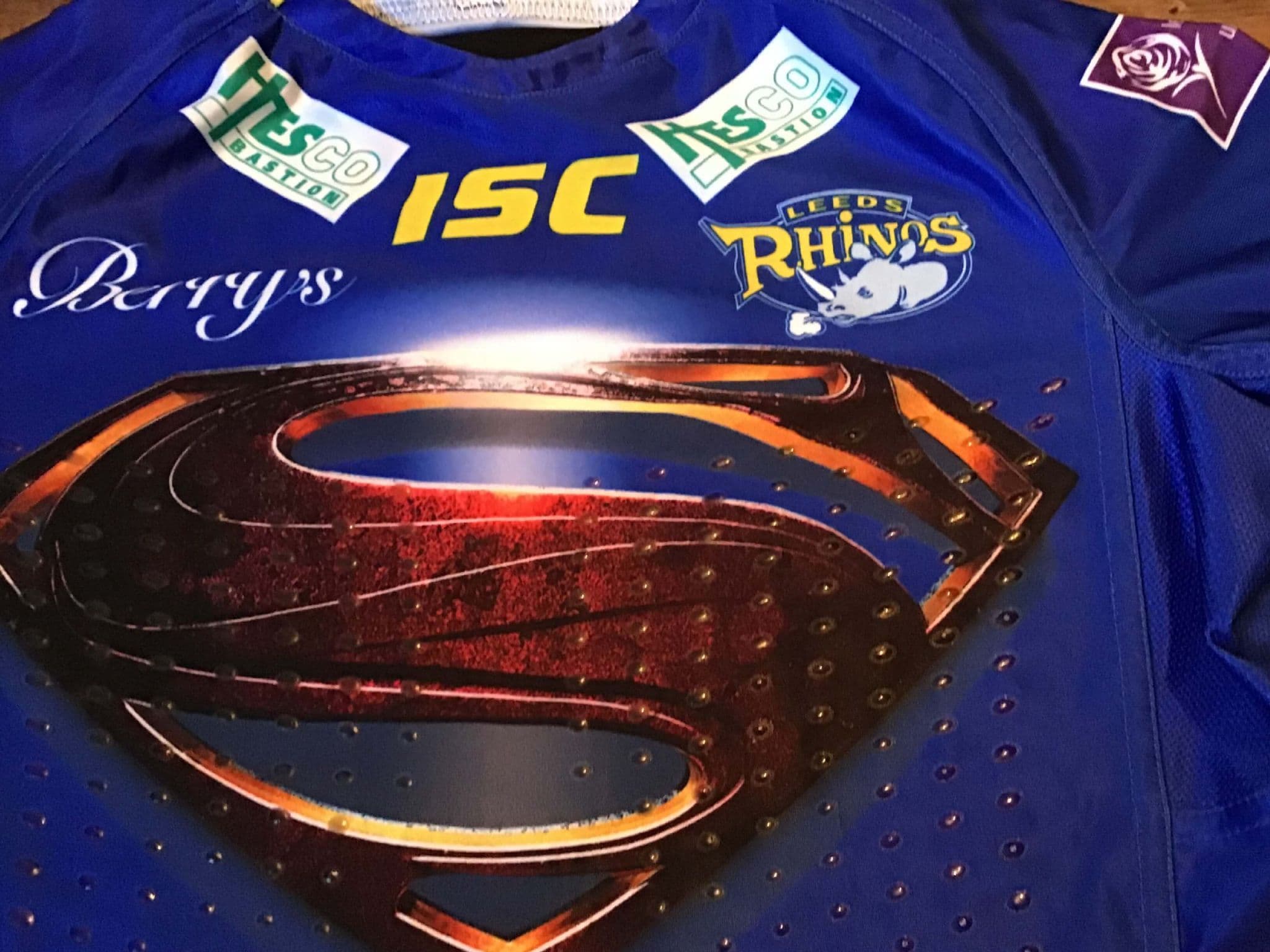 Rugby XIII Maillot Rhinos Leeds Taille 2XL Shirt Jersey Super