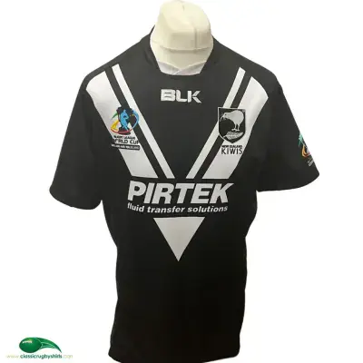 2013 New Zealand Kiwis World Cup Rugby League Shirt Medium