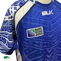 2013 Samoa RWC 7s Rugby Shirt | Official BLK Jersey