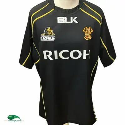 2013 Wellington Lions Rugby Union Shirt Medium