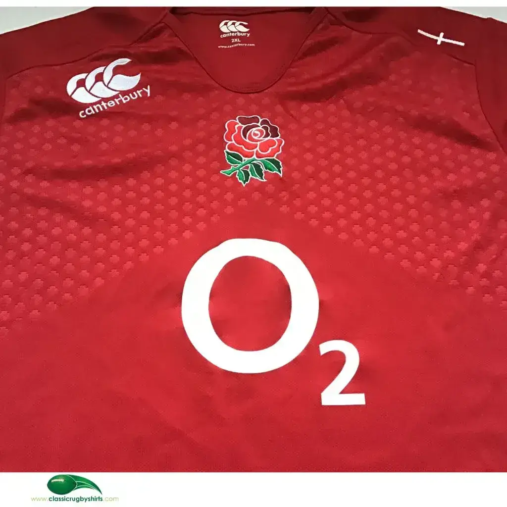 Maillot Extérieur Angleterre Rugby Union Canterbury 2015-16 - Red Roses, Taille M