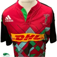 2014 Harlequins Big Game 7 Rugby Shirt | Old Official Adidas Jersey - Vintage Classic Rugby Shirts