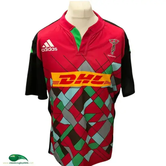 2014 Harlequins Big Game 7 Rugby Shirt | Old Official Adidas Jersey - Vintage Classic Rugby Shirts