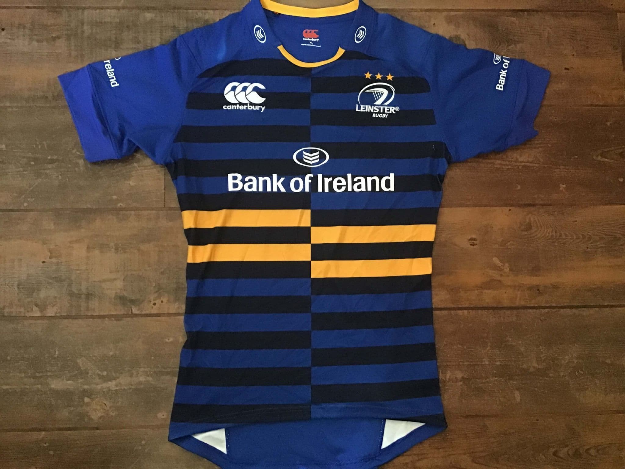 Maillot De Rugby Vintage Canterbury Leinster - Banque D'Irlande - Occasion