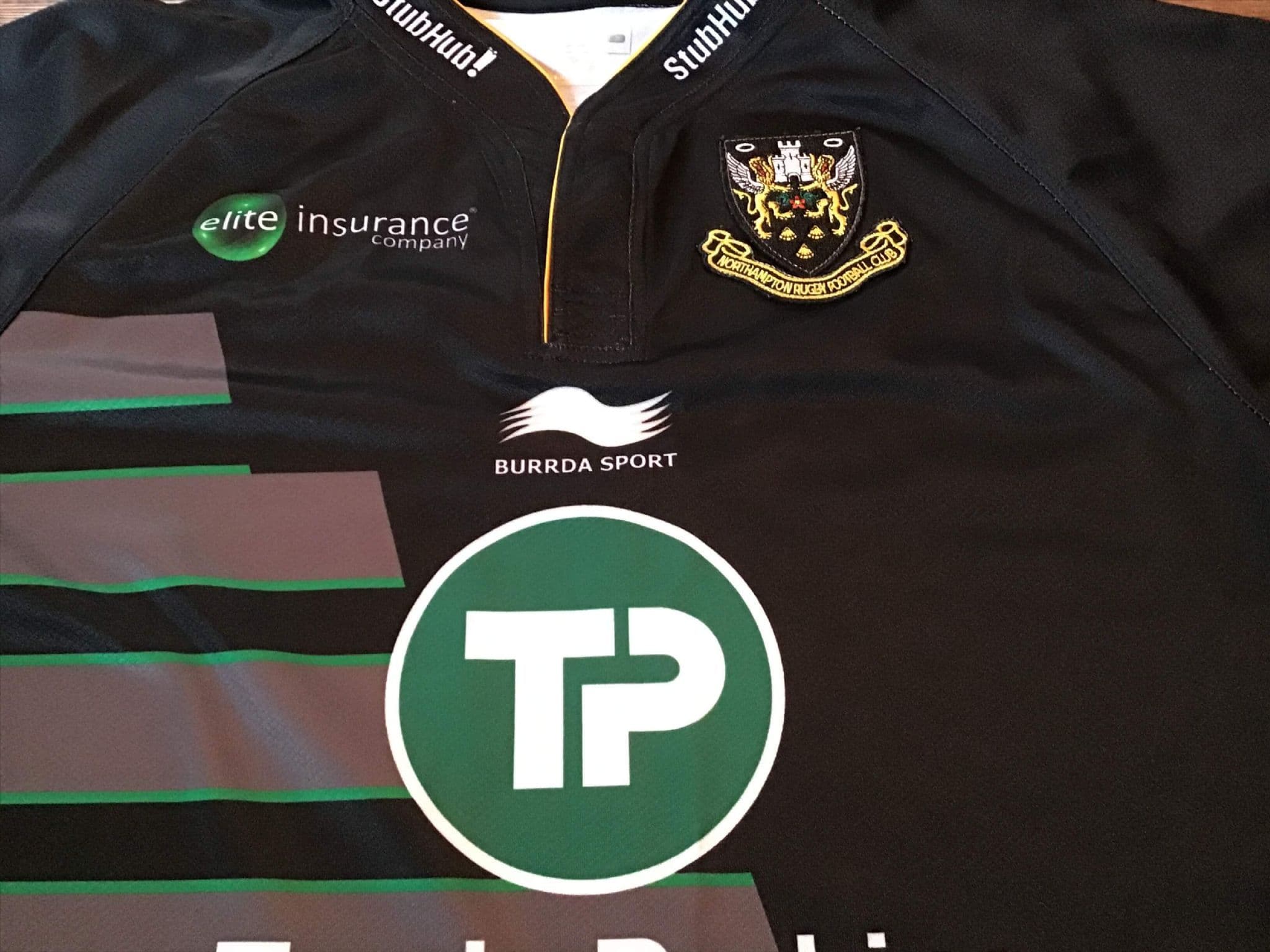 Maillot Rugby Northampton Saints 2014/2015 Domicile - Burrda Sport Taille XL, Neuf Avec Étiquette