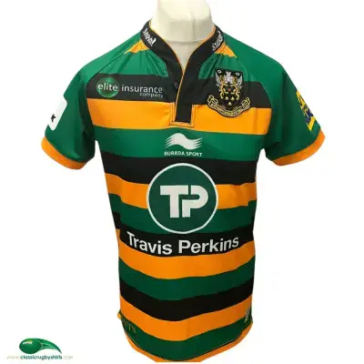 2014 2015 Northampton Rugby Union Shirt Small