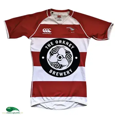 2014 2015 Orkney RFC BNWT New Player Issue Rugby Union Shirt Adults Medium
