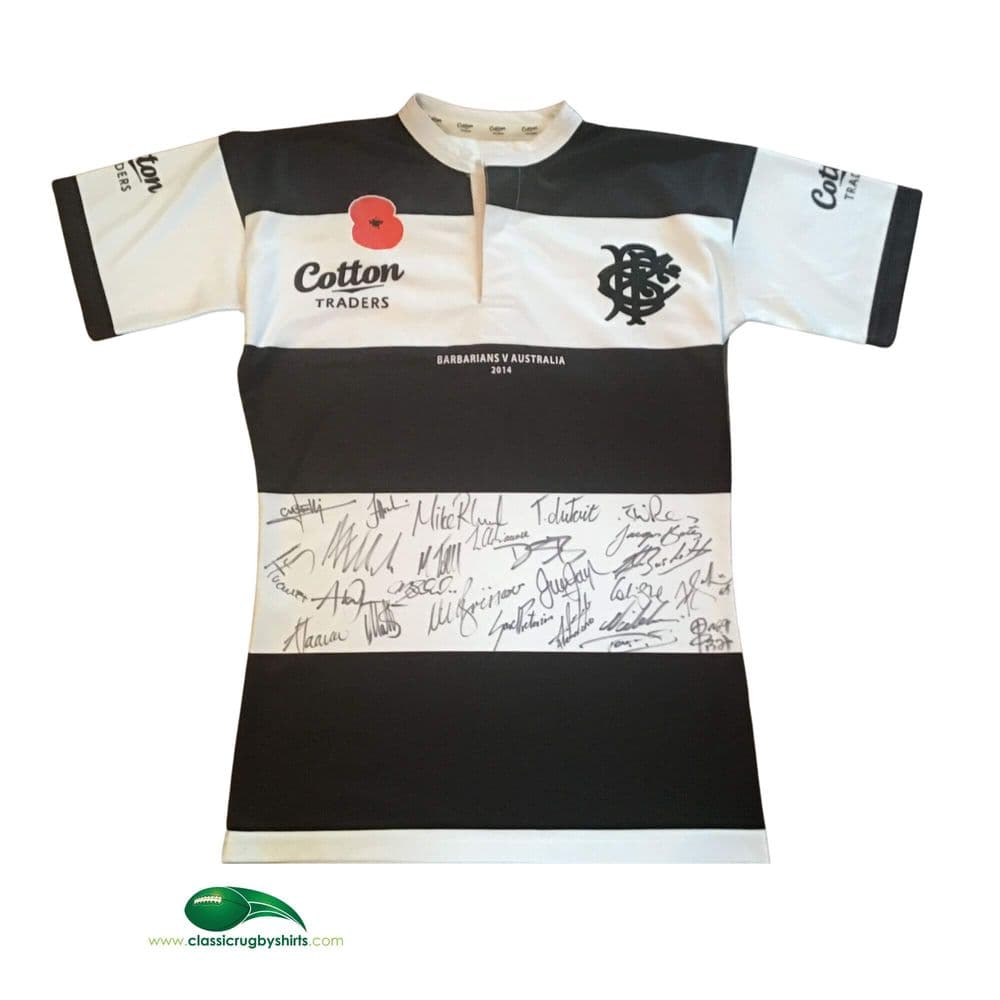 World Rugby Shirts 2014 Barbarians Old Vintage Jerseys