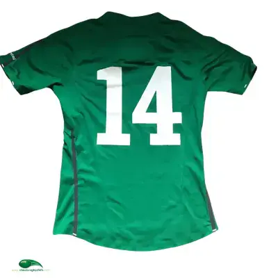 2014 Emerging Ireland No 14 Player Issue Rugby Union Shirt Medium