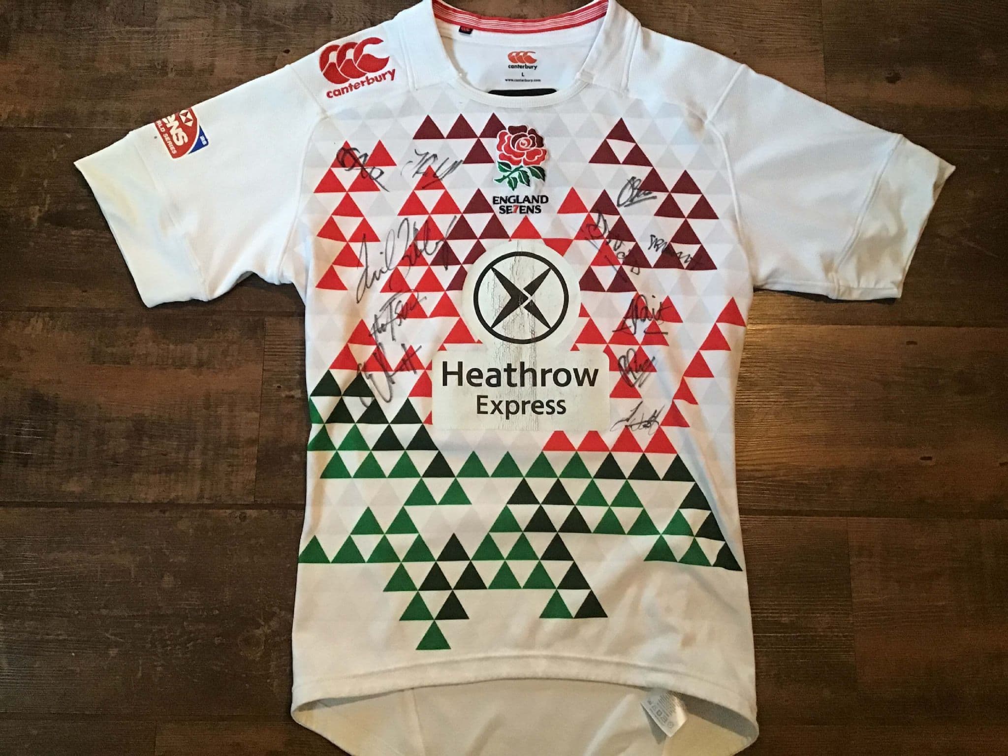 Classic Rugby Shirts | 2014 England 7s Vintage Old Jerseys