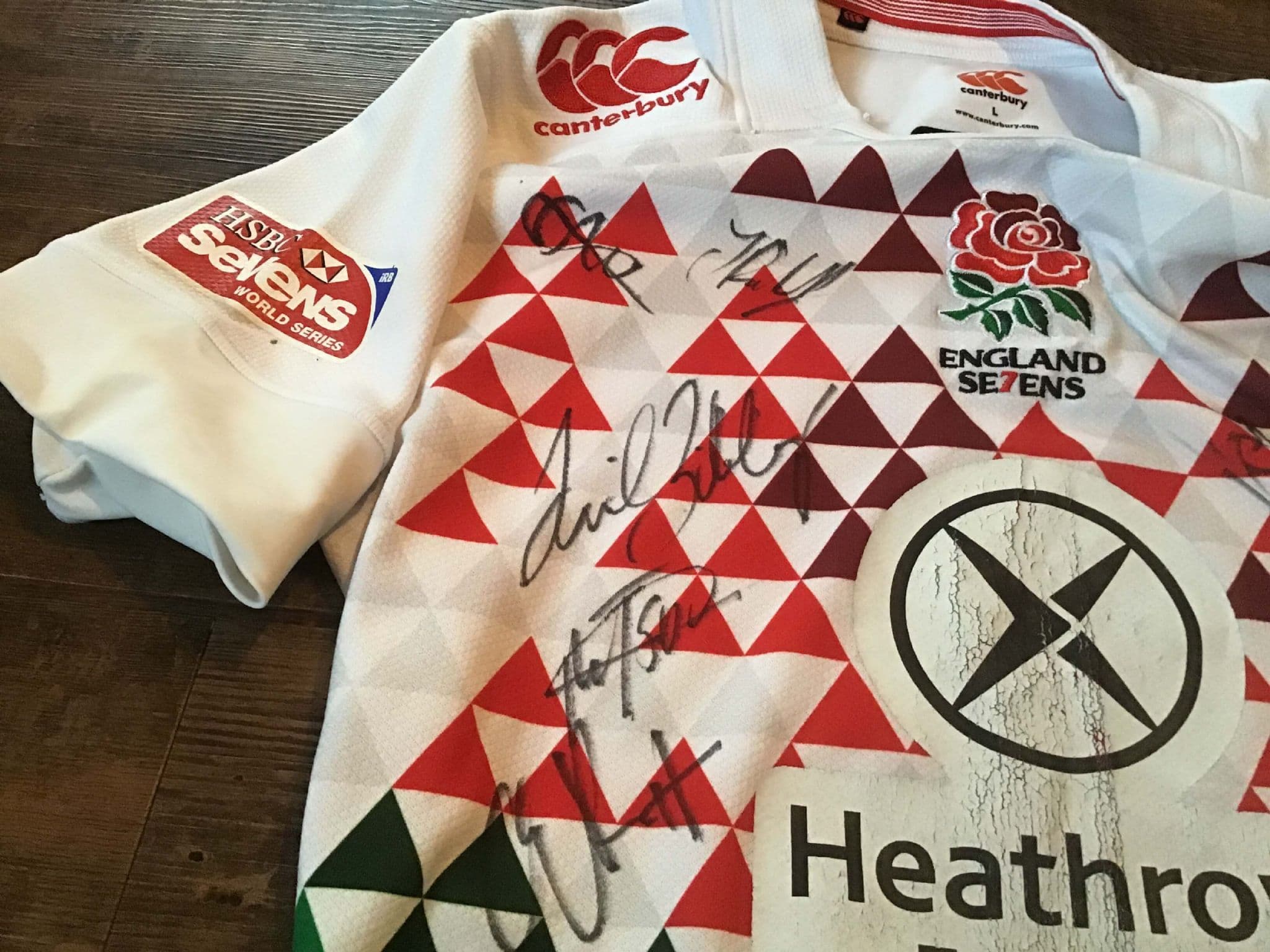 Classic Rugby Shirts | 2014 England 7s Vintage Old Jerseys