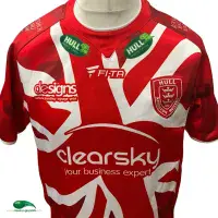 2014 Hull KR Military Classic Rugby Shirts Vintage Old RL Jerseys