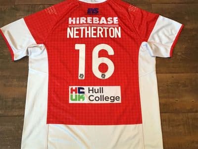 2014 Hull KR Netherton No 16 Rugby League Shirt XL