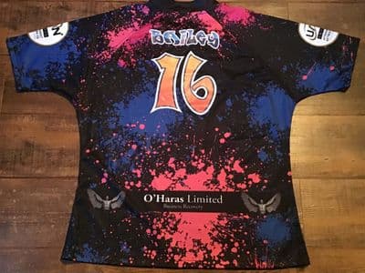 2014 Leeds Rhinos Ryan Bailey Testimonial Rugby League Shirt XL