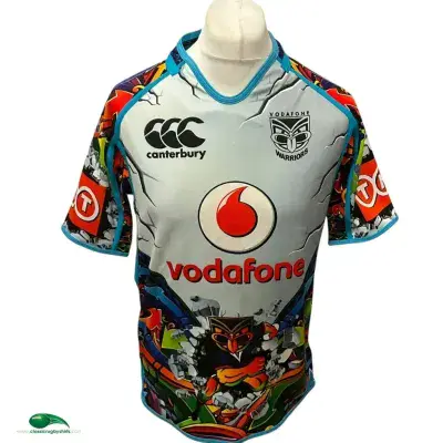 2014 New Zealand Warriors Rugby League Training Shirt Medium