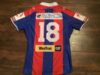 2014 Newcastle Knights U20s Player Issue No 18 Rugby League Shirt XL