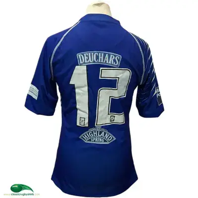 2014 Scotland Player Issue No 12 Rugby League Shirt XL
