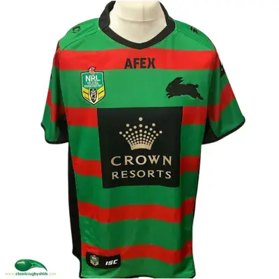 2014 South Sydney Rabbitohs No 10 Rugby League Shirt 2XL