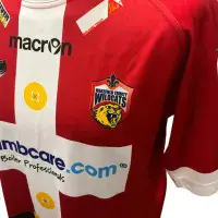 2014 Wakefield Trinity Wildcats Rugby league Shirt | Old Official Macron Jersey - Vintage Classic Rugby Shirts