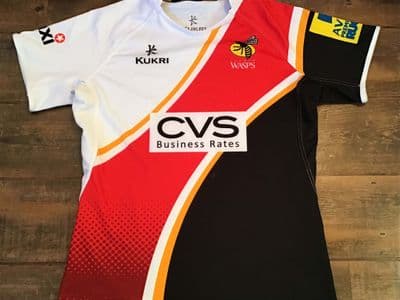 2014 Wasps Player Issue Stinger Rugby Union Shirt 4XL XXXXL