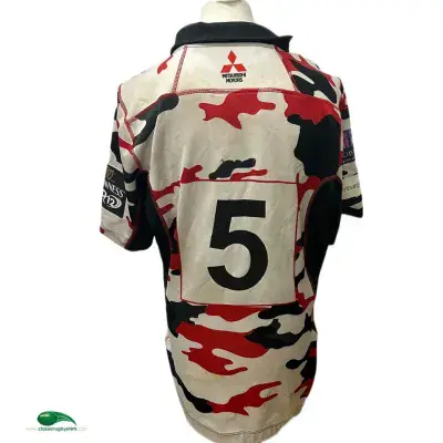 2015 2016 Edinburgh No 5 Match worn Rugby Union Shirt 3XL