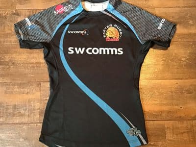 2015 2016 Exeter Chiefs Player Issue Training Rugby Shirt Adults XL