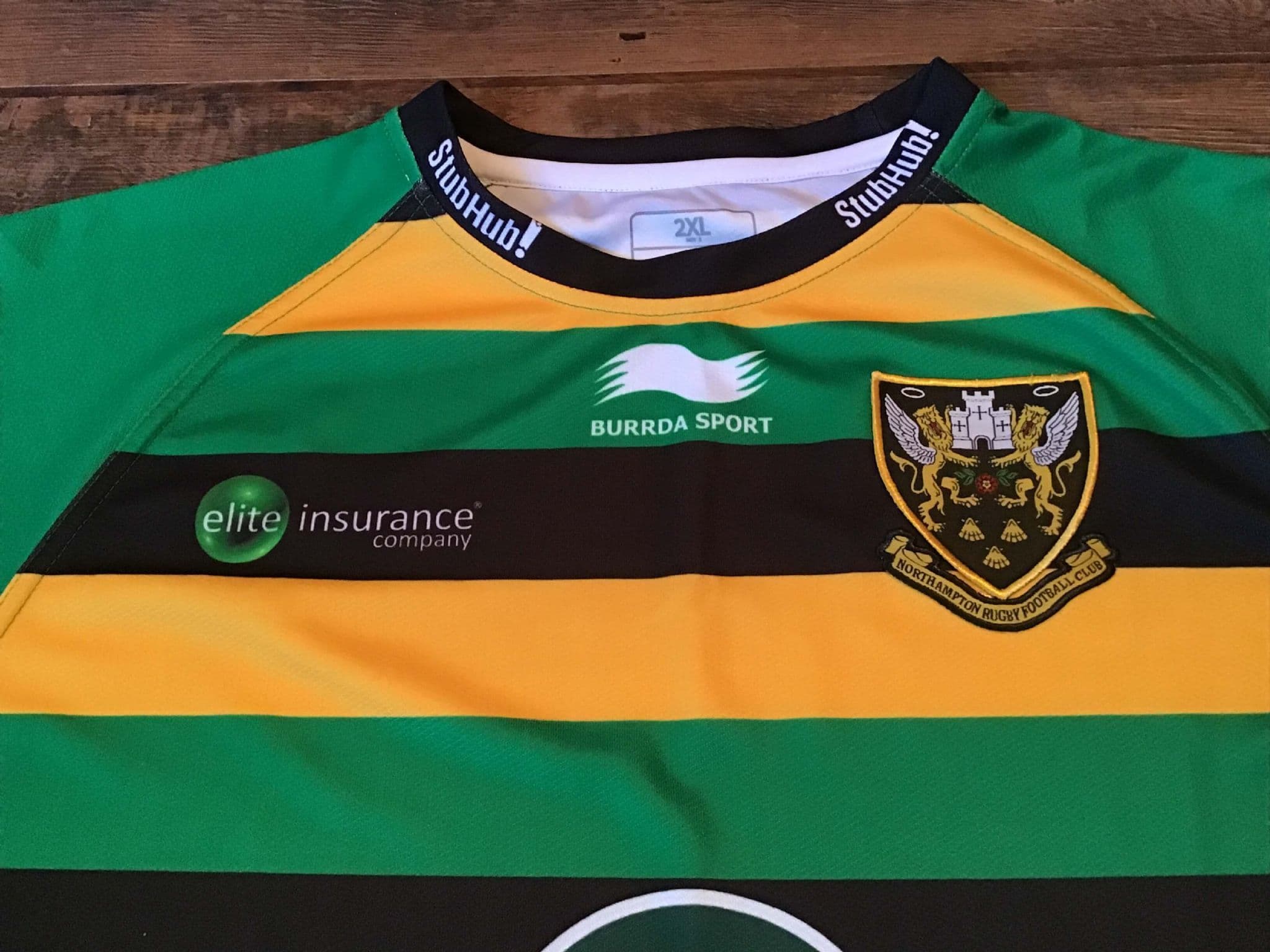 Maillot Northampton Saints 2015-2016 - Player Issue Burrda Sport - Taille XL