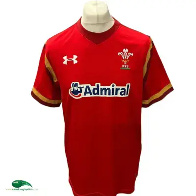 2015 2016 Wales Rugby Union Home Shirt Large