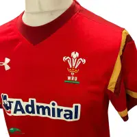 2015/16 Wales Rugby Shirt | Old Official Under Armour Jersey