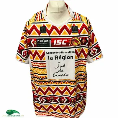 2015 Catalans Dragons Rugby Shirt 2XL