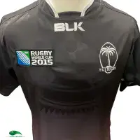 2015 Fiji World Cup Rugby Shirt | Old Official BLK jersey