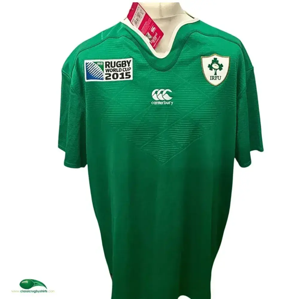 2015 Ireland RWC Rugby Shirt | Old Official Canterbury Jersey