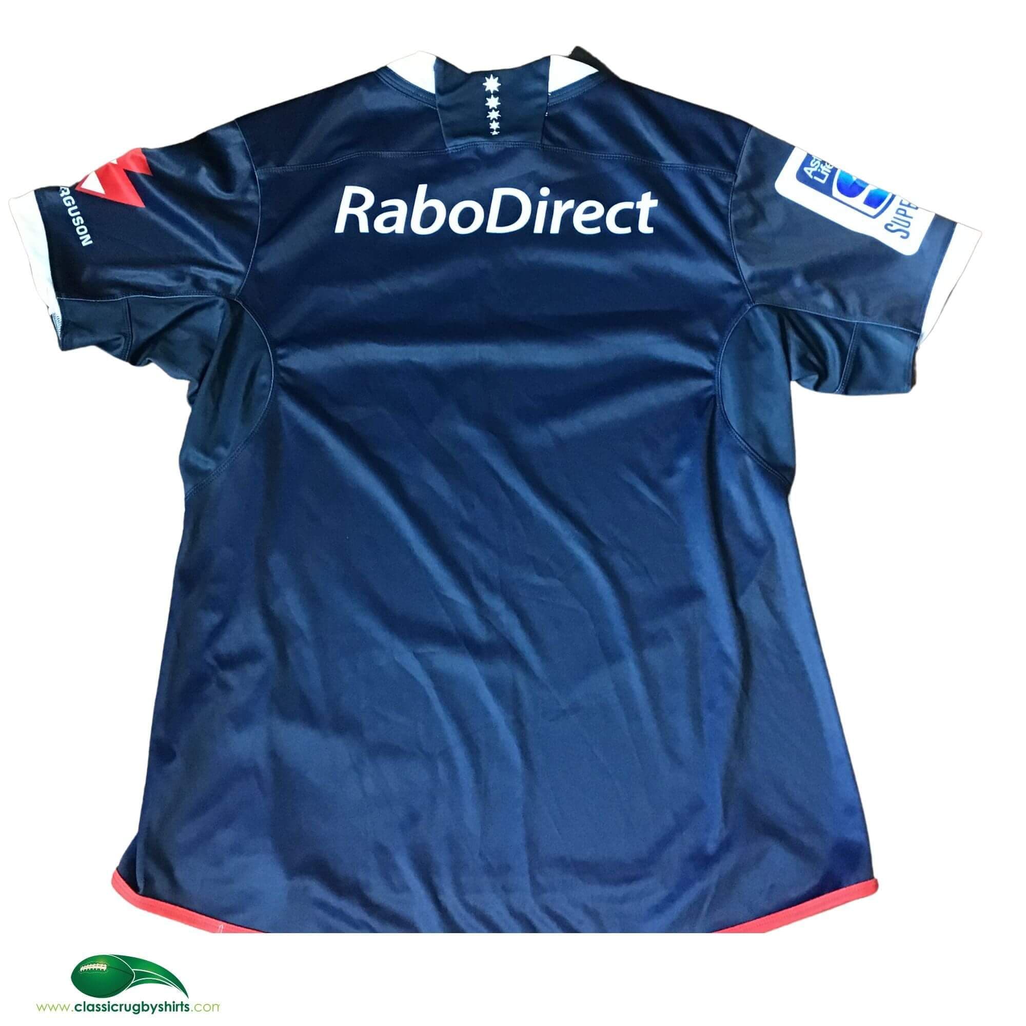 Maillot De Rugby Melbourne Rebels – Vintage BLK – Taille XL – Australie