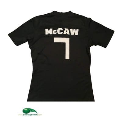 2015 New Zealand McCaw World Cup Winners Rugby Union Shirt Medium