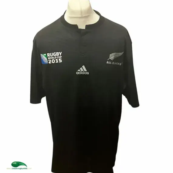 2015 All Blacks RWC Rugby Shirt | Old Official Adidas Jersey