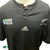 2015 All Blacks RWC Rugby Shirt | old Official Adidas jersey