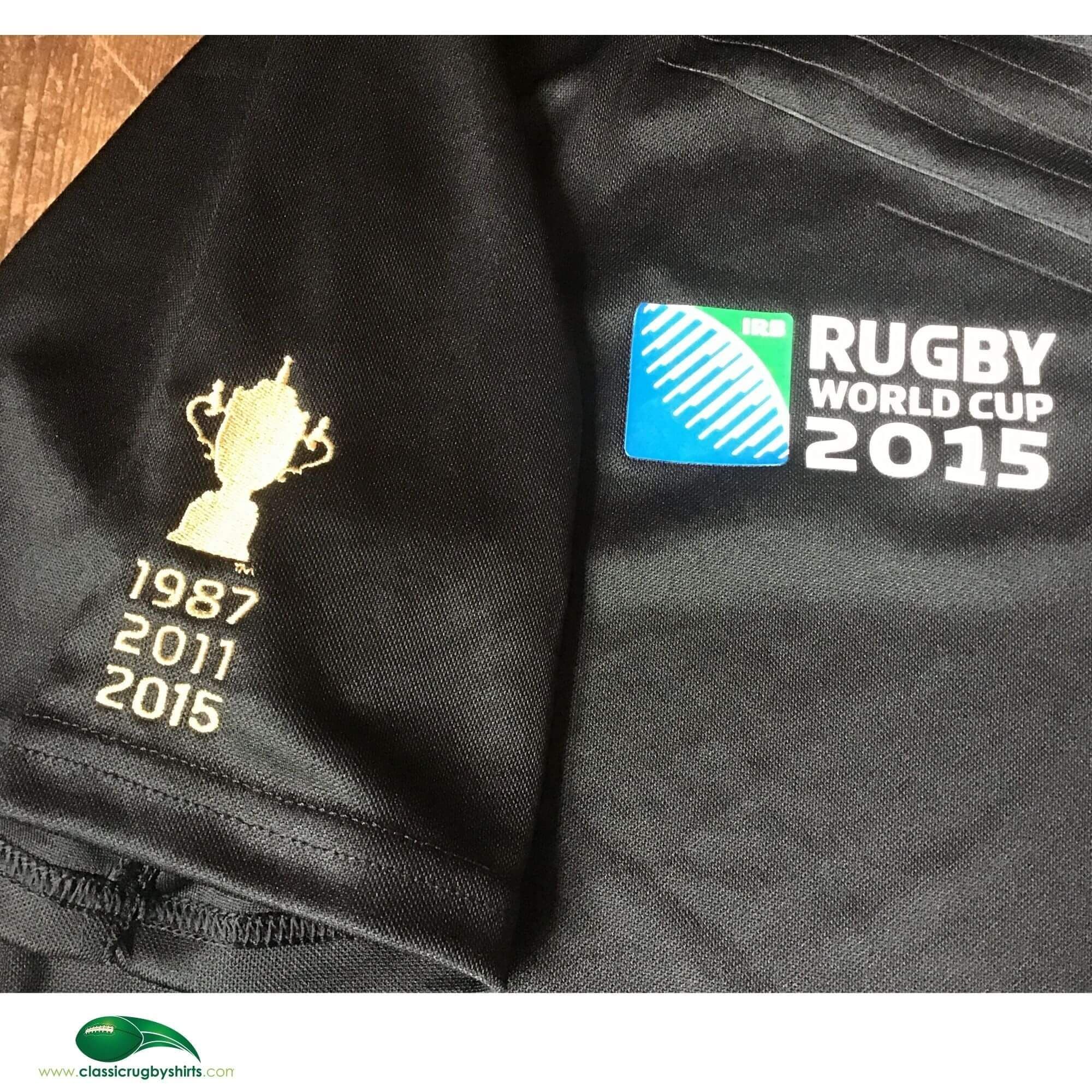 World Cup Rugby Shirts | 2015 Vintage Old All Blacks RWC Jerseys