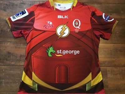 2015 Queensland Reds Flash Rugby Union Shirt 2XL