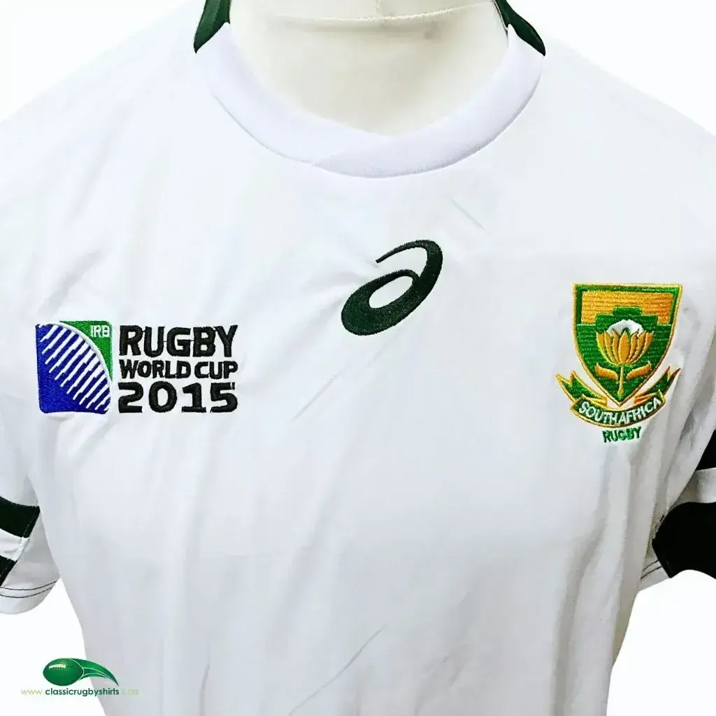 2015 South Africa RWC Rugby Shirt | Official Asics Jersey