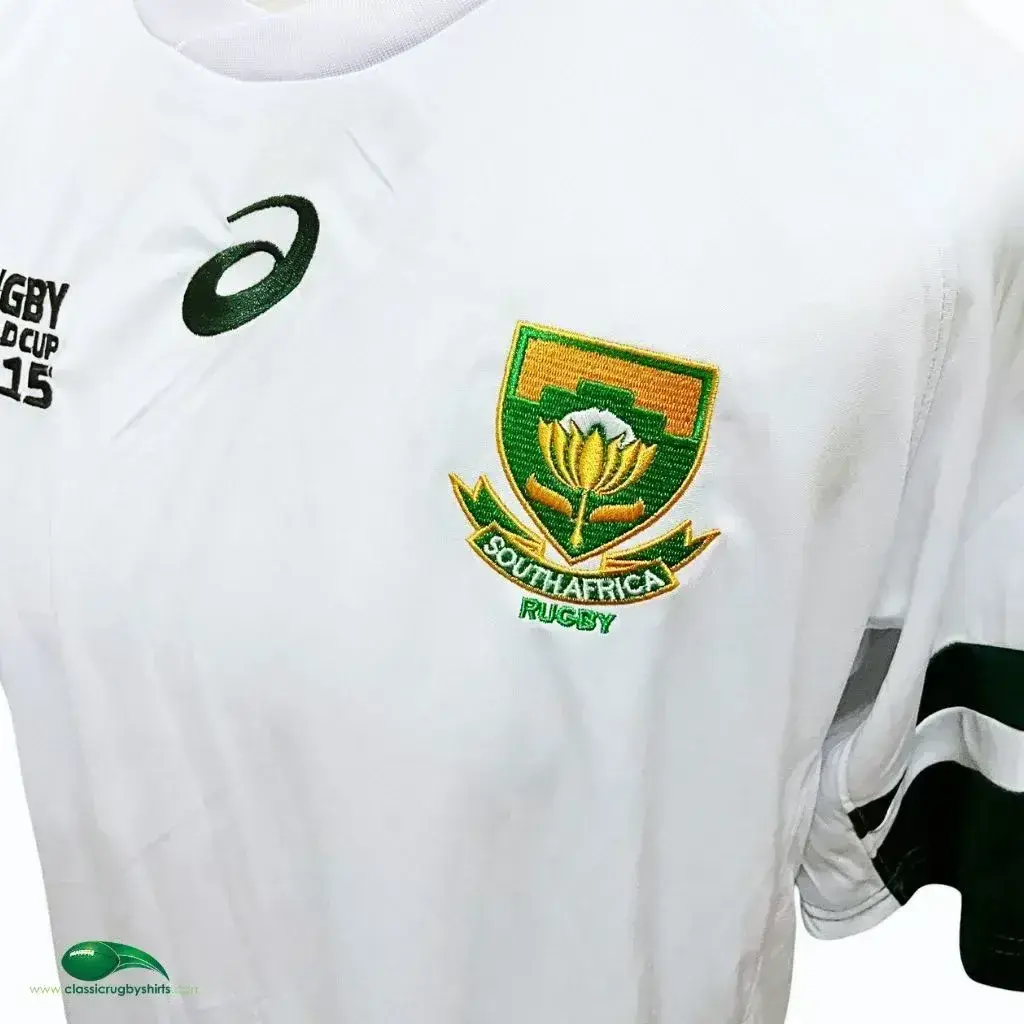 2015 South Africa RWC Rugby Shirt | Official Asics Jersey
