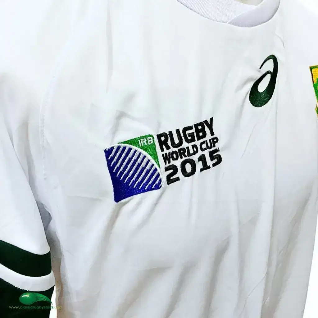 2015 South Africa RWC Rugby Shirt | Official Asics Jersey
